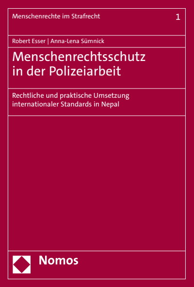 Cover des Buchs: Menschenrechtsschutz in der Polizeiarbeit