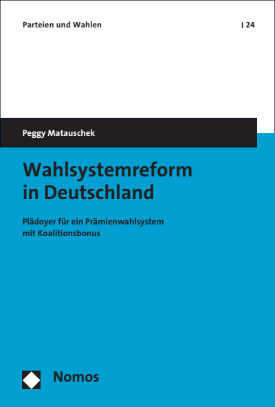 Cover des Buchs: Wahlsystemreform in Deutschland