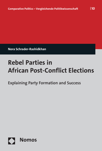 Cover of book: Rebel Parties in African Post-Conflict Elections