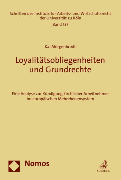 Cover des Buchs: Loyalitätsobliegenheiten und Grundrechte
