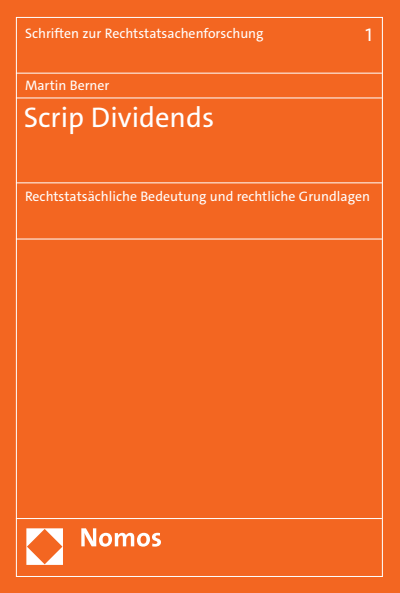 Cover of book: Scrip Dividends