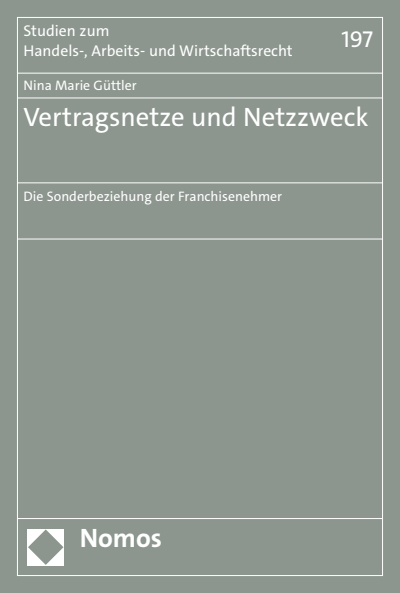Cover des Buchs: Vertragsnetze und Netzzweck