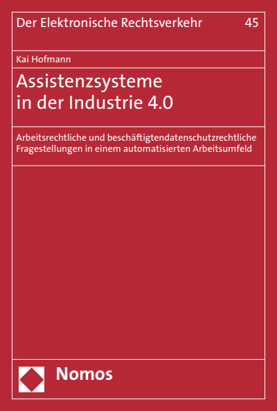 Cover des Buchs: Assistenzsysteme in der Industrie 4.0
