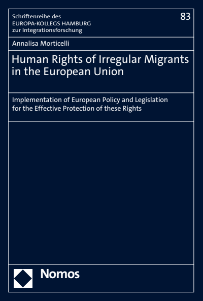 Cover of book: Human Rights of Irregular Migrants in the European Union