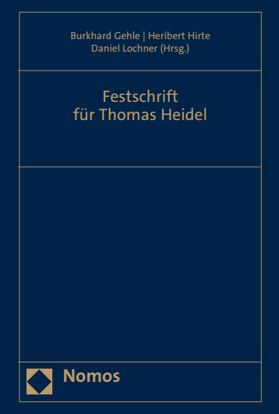 Cover des Buchs: Festschrift für Thomas Heidel
