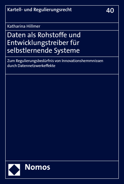 Cover of book: Daten als Rohstoffe und Entwicklungstreiber für selbstlernende Systeme