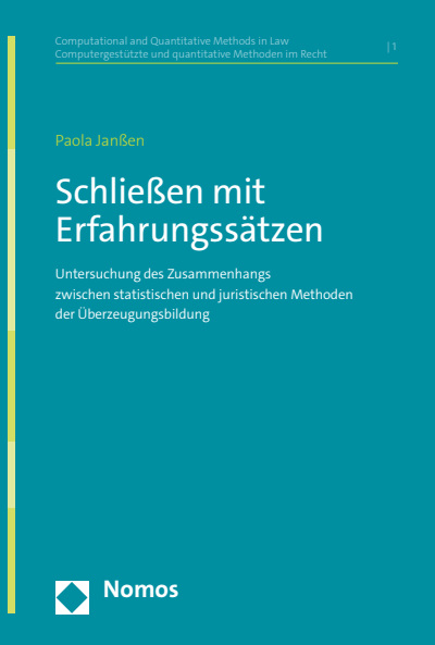 Cover des Buchs: Schließen mit Erfahrungssätzen