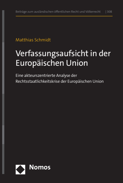 Cover of book: Verfassungsaufsicht in der Europäischen Union
