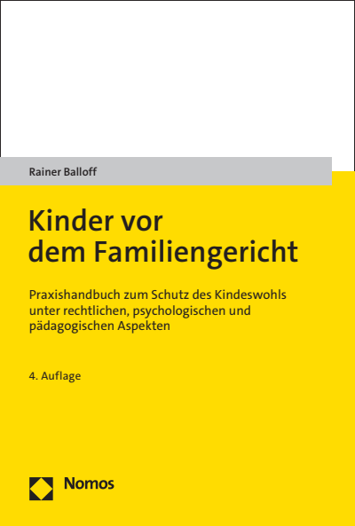 Cover des Buchs: Kinder vor dem Familiengericht