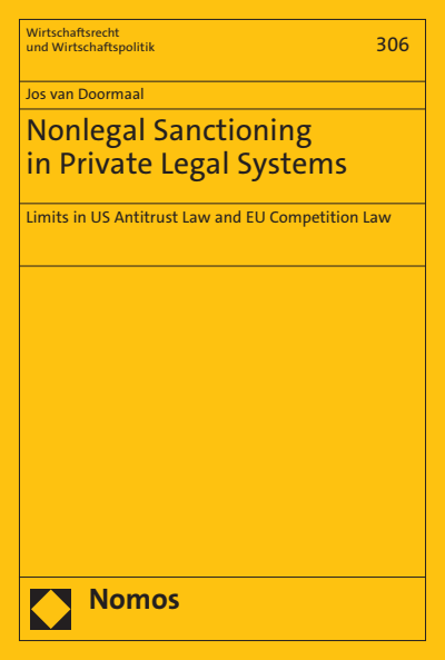 Cover of book: Nonlegal Sanctioning in Private Legal Systems
