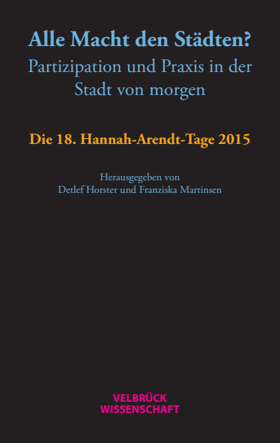 Cover of book: Alle Macht den Städten?