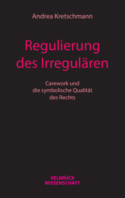 Cover of book: Regulierung des Irregulären
