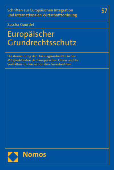 Cover des Buchs: Europäischer Grundrechtsschutz