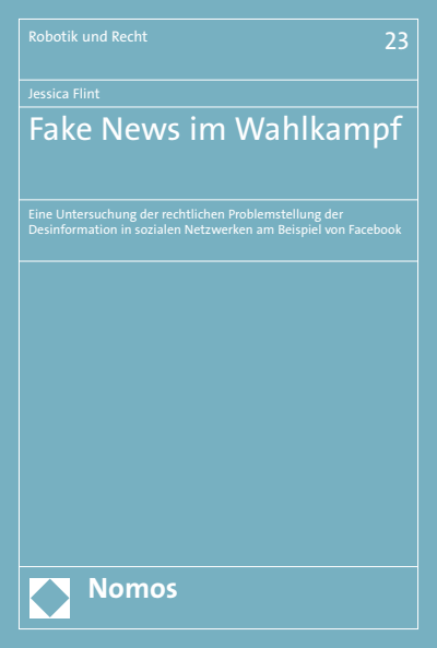 Cover of book: Fake News im Wahlkampf