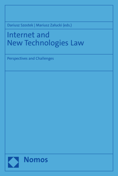 Cover des Buchs: Internet and New Technologies Law