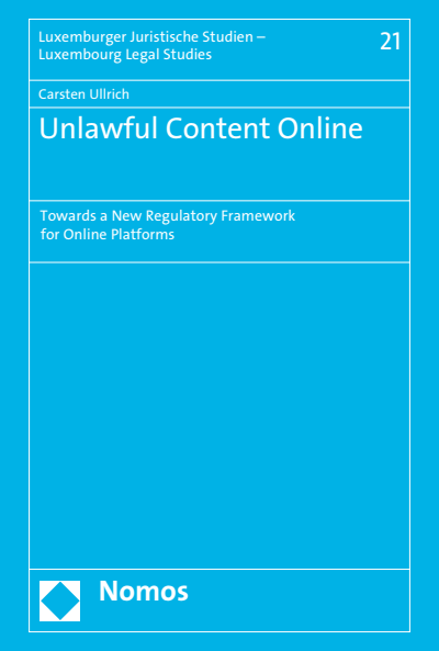 Cover des Buchs: Unlawful Content Online