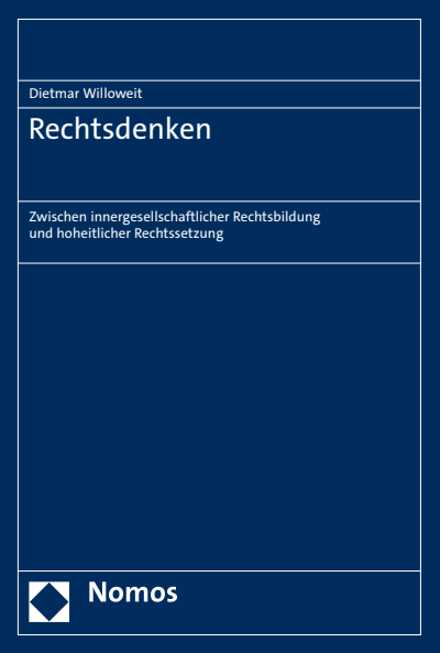 Cover of book: Rechtsdenken