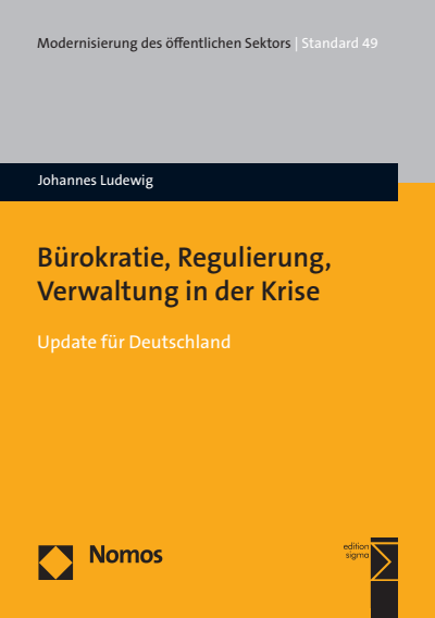 Cover of book: Bürokratie, Regulierung, Verwaltung in der Krise
