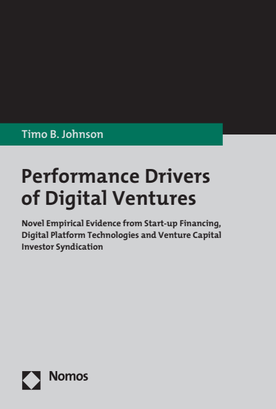 Cover des Buchs: Performance Drivers of Digital Ventures