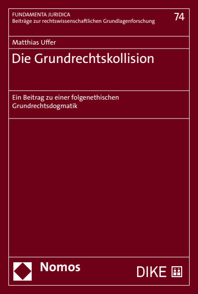 Cover des Buchs: Die Grundrechtskollision