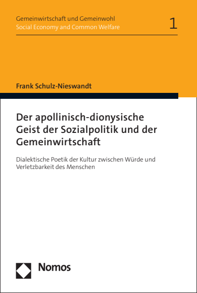 Cover of book: Der apollinisch-dionysische Geist der Sozialpolitik und der Gemeinwirtschaft