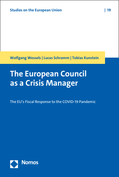 Cover of book: The European Council as a Crisis Manager
