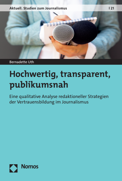 Cover of book: Hochwertig, transparent, publikumsnah