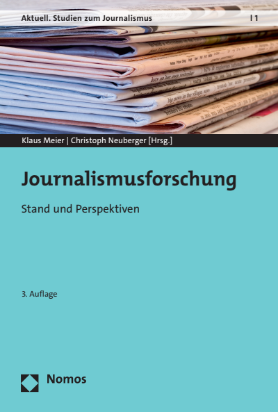 Cover of book: Journalismusforschung