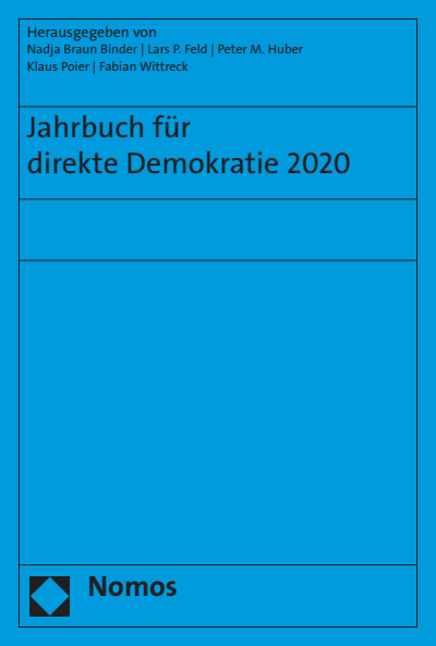 Cover des Buchs: Jahrbuch für direkte Demokratie 2020
