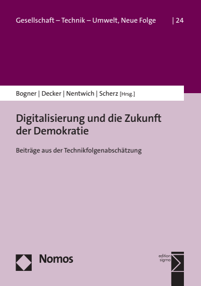 Cover des Buchs: Digitalisierung und die Zukunft der Demokratie