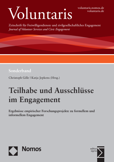Cover des Buchs: Teilhabe und Ausschlüsse im Engagement