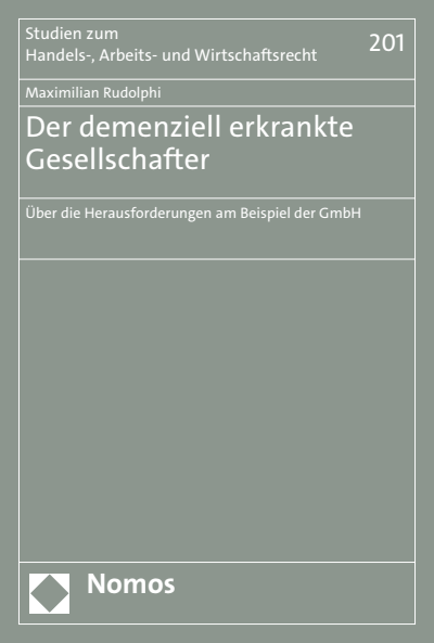 Cover des Buchs: Der demenziell erkrankte Gesellschafter