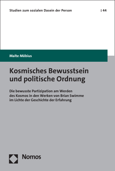 Cover of book: Kosmisches Bewusstsein und politische Ordnung