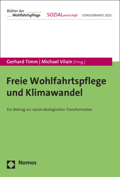 Cover des Buchs: Freie Wohlfahrtspflege und Klimawandel