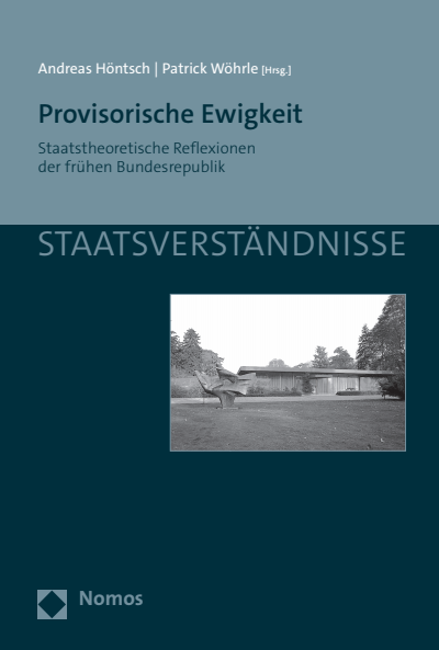 Cover of book: Provisorische Ewigkeit