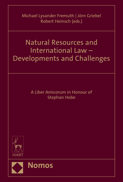Cover des Buchs: Natural Resources and International Law – Developments and Challenges