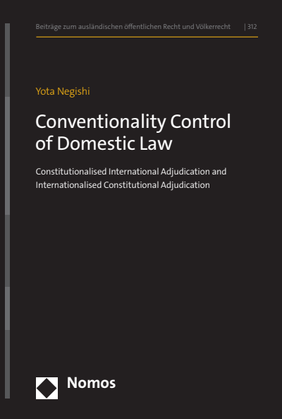 Cover of book: Conventionality Control of Domestic Law