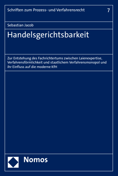 Cover des Buchs: Handelsgerichtsbarkeit