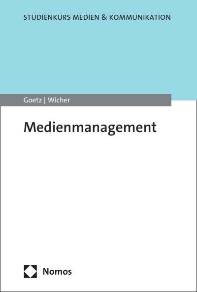 Cover of book: Medienmanagement