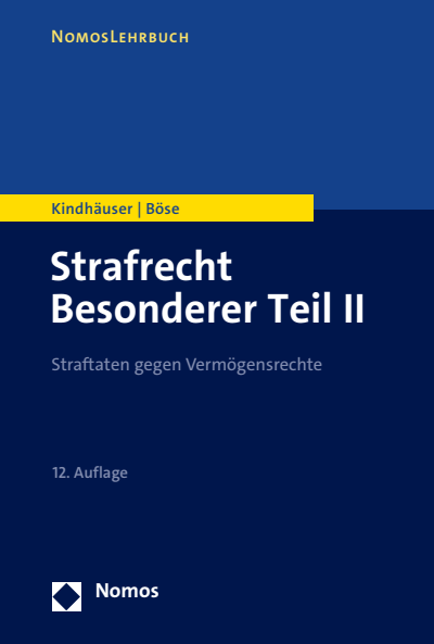 Cover des Buchs: Strafrecht Besonderer Teil II
