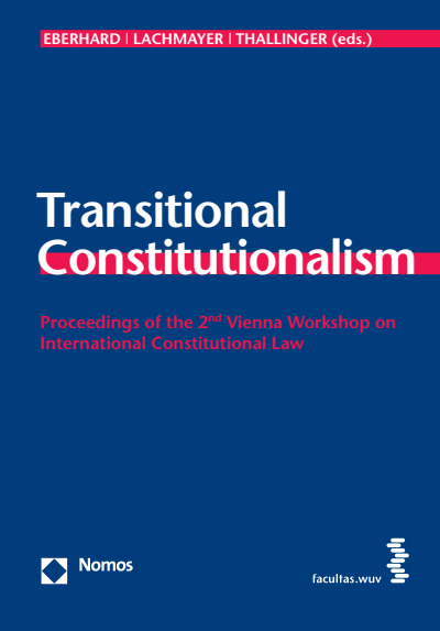 Cover of book: Transitional Constitutionalism