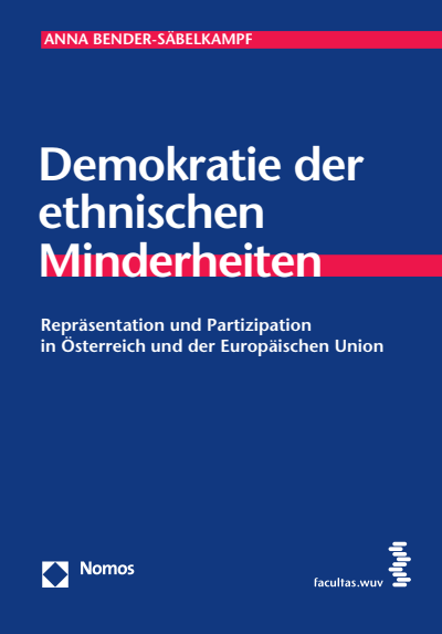 Cover of book: Demokratie der ethnischen Minderheiten