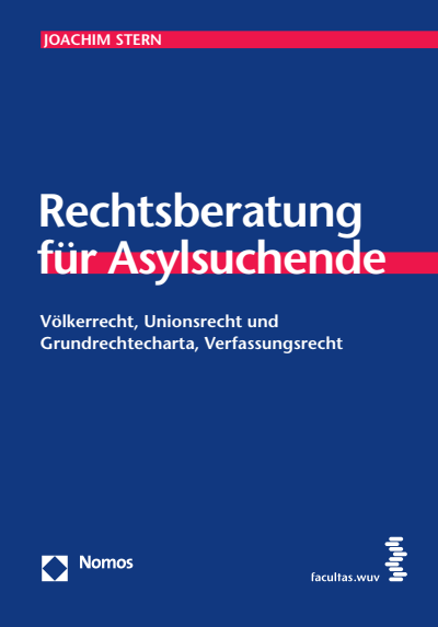 Cover of book: Rechtsberatung für Asylsuchende