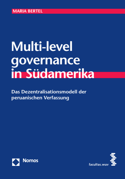 Cover of book: Multi-level governance in Südamerika