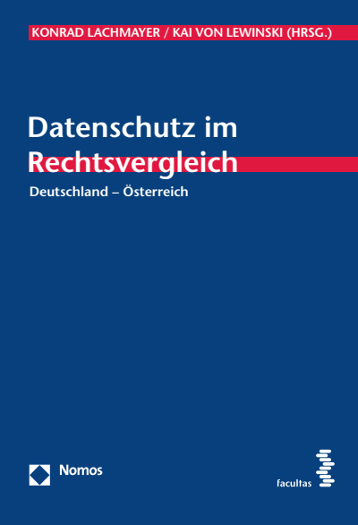 Cover of book: Datenschutz im Rechtsvergleich