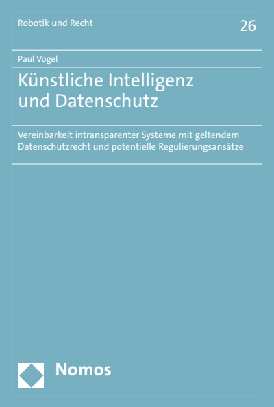 Cover of book: Künstliche Intelligenz und Datenschutz