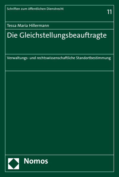 Cover of book: Die Gleichstellungsbeauftragte