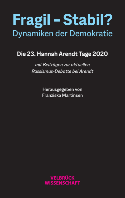 Cover of book: Fragil – Stabil?