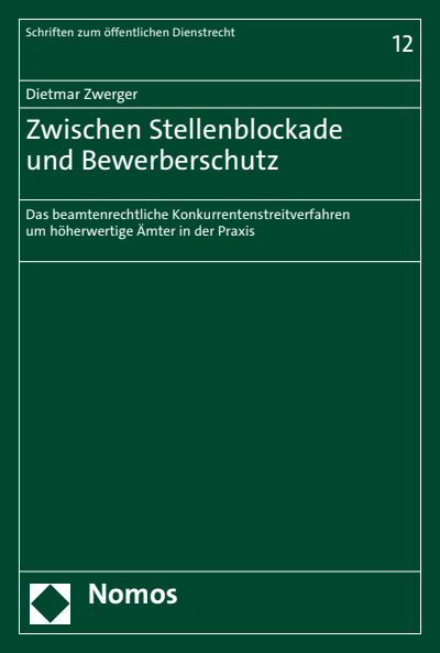 Cover of book: Zwischen Stellenblockade und Bewerberschutz