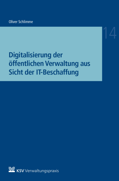 Cover des Buchs: Digitalisierung der öffentlichen Verwaltung aus Sicht der IT-Beschaffung